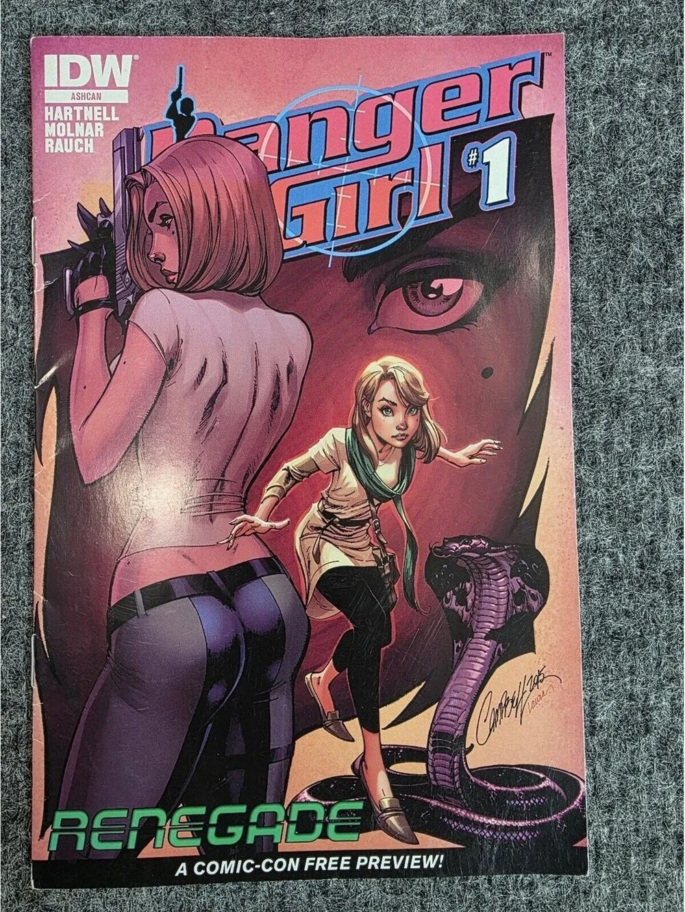 Danger Girl #1 Renegade Comic IDW 2015 Abbey Chase Spy Thriller